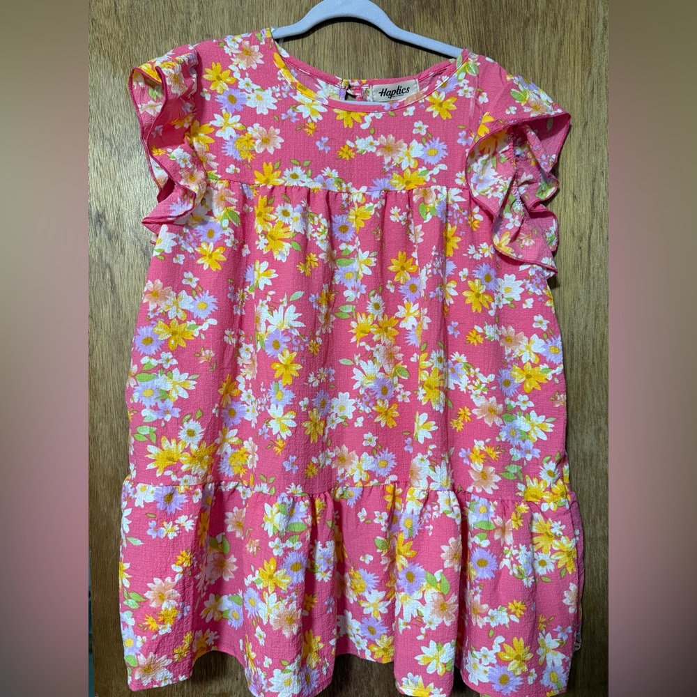 Haptics Pink Floral Top